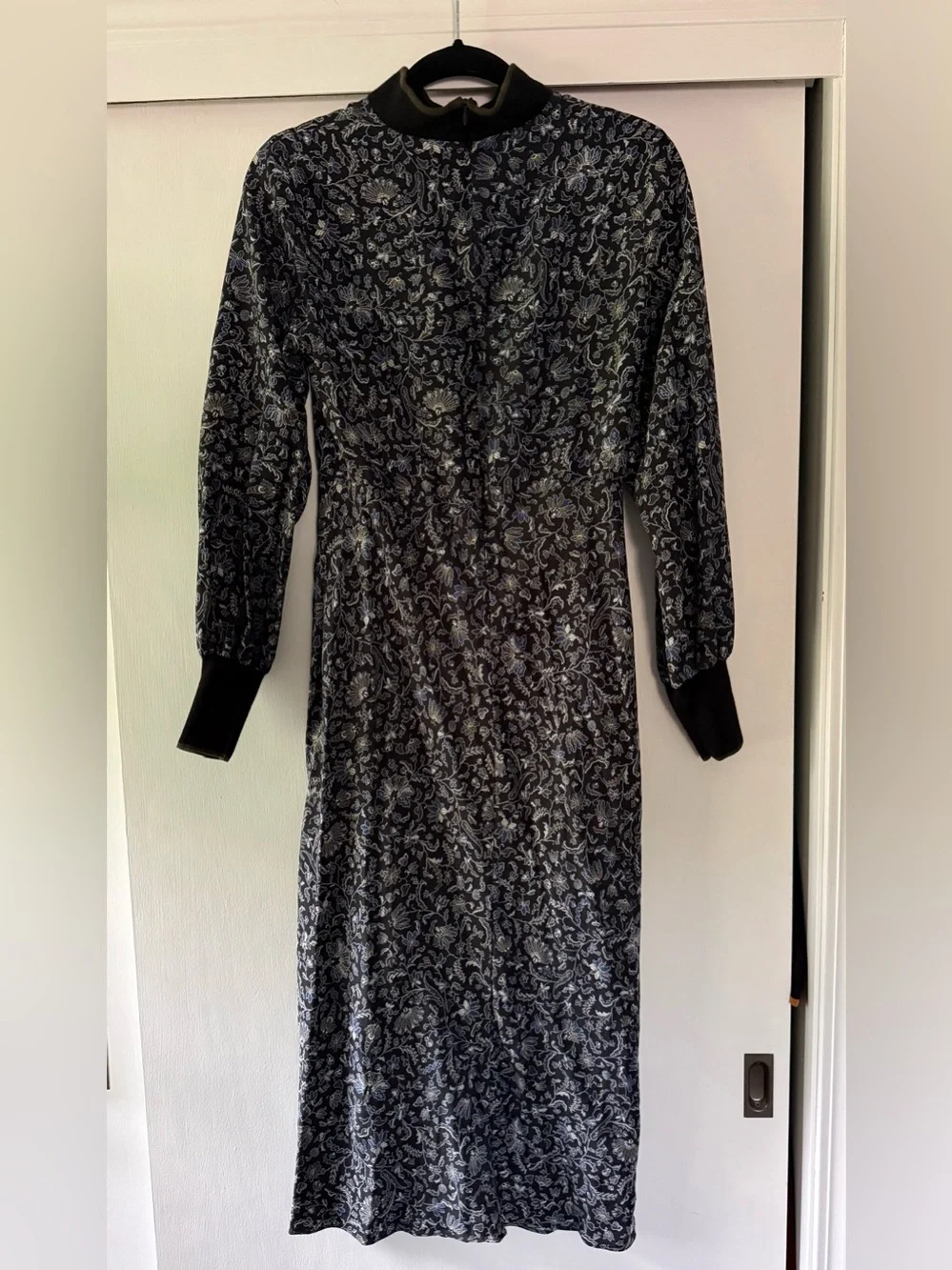 The Veronica Beard Reema Vine Women's Silk Floral Midi Dress - Size 6